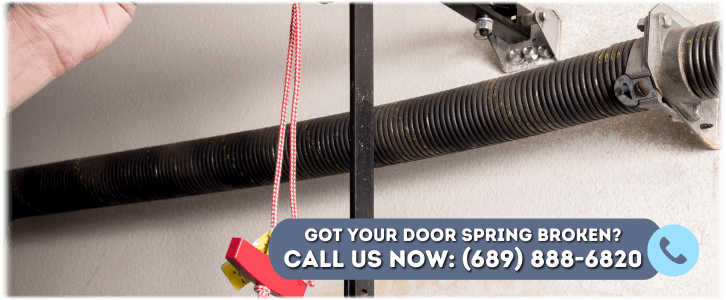 Broken Garage Door Spring Location